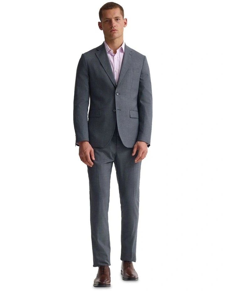 Byron Wool Suit Jacket in Grey image 1
