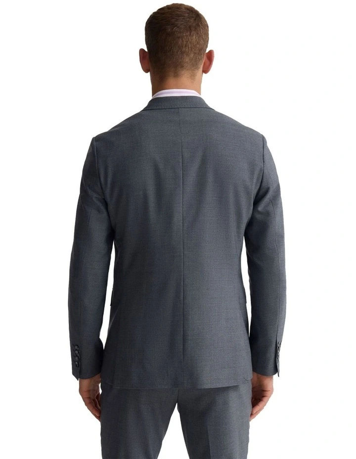 Byron Wool Suit Jacket in Grey image 2