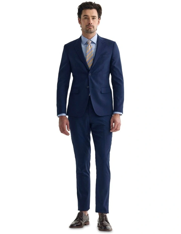Byron Wool Suit Jacket in Navy image 1