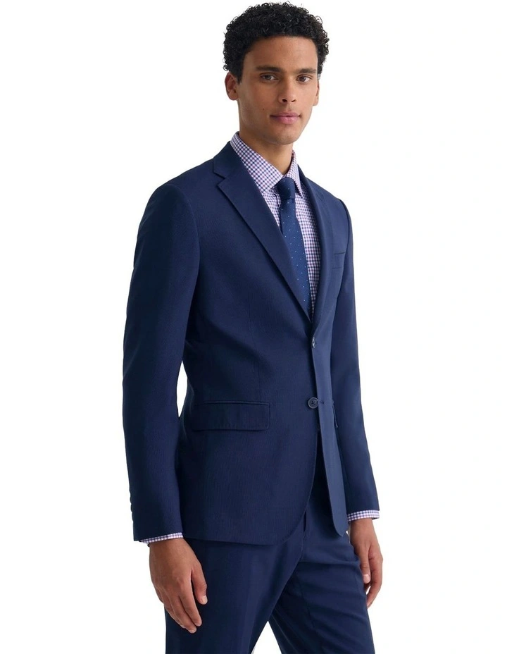Byron Wool Suit Jacket in Navy image 2