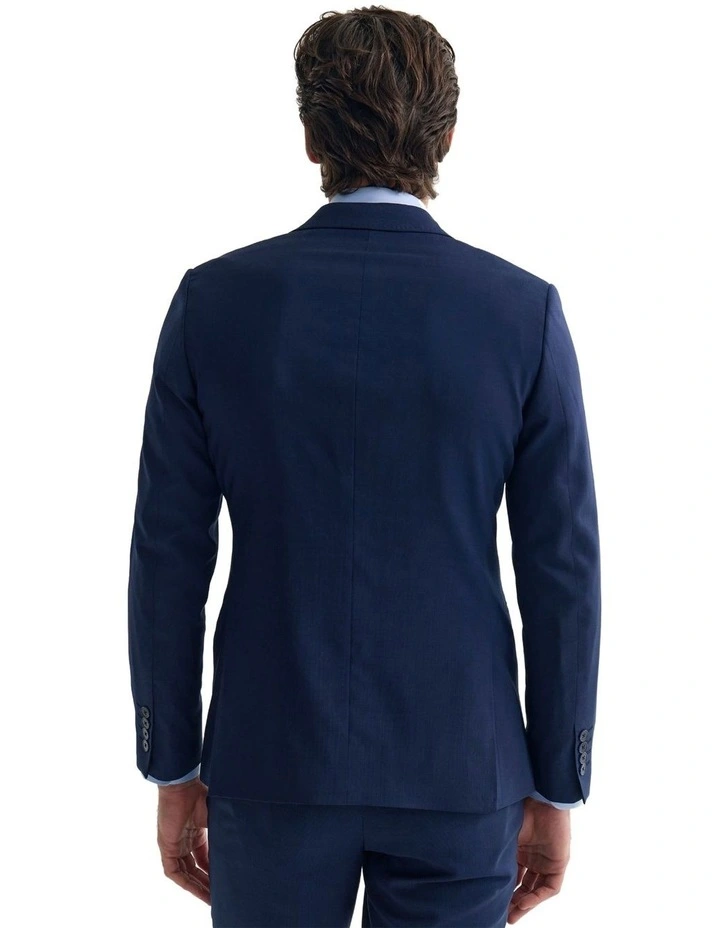 Byron Wool Suit Jacket in Navy image 2