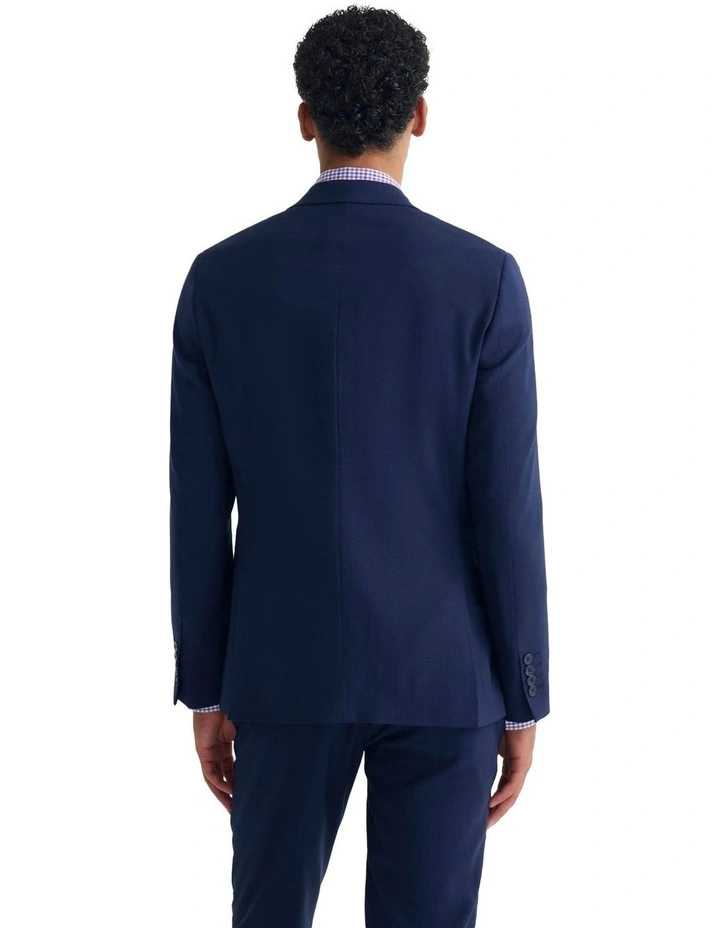 Byron Wool Suit Jacket in Navy image 3