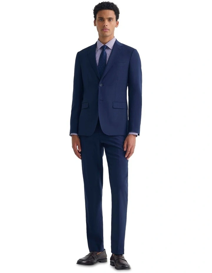 Byron Wool Suit Jacket in Navy image 6