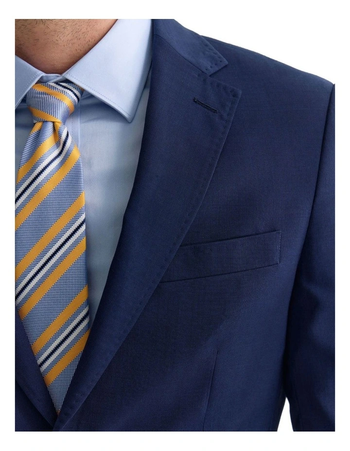 Byron Wool Suit Jacket in Navy image 6