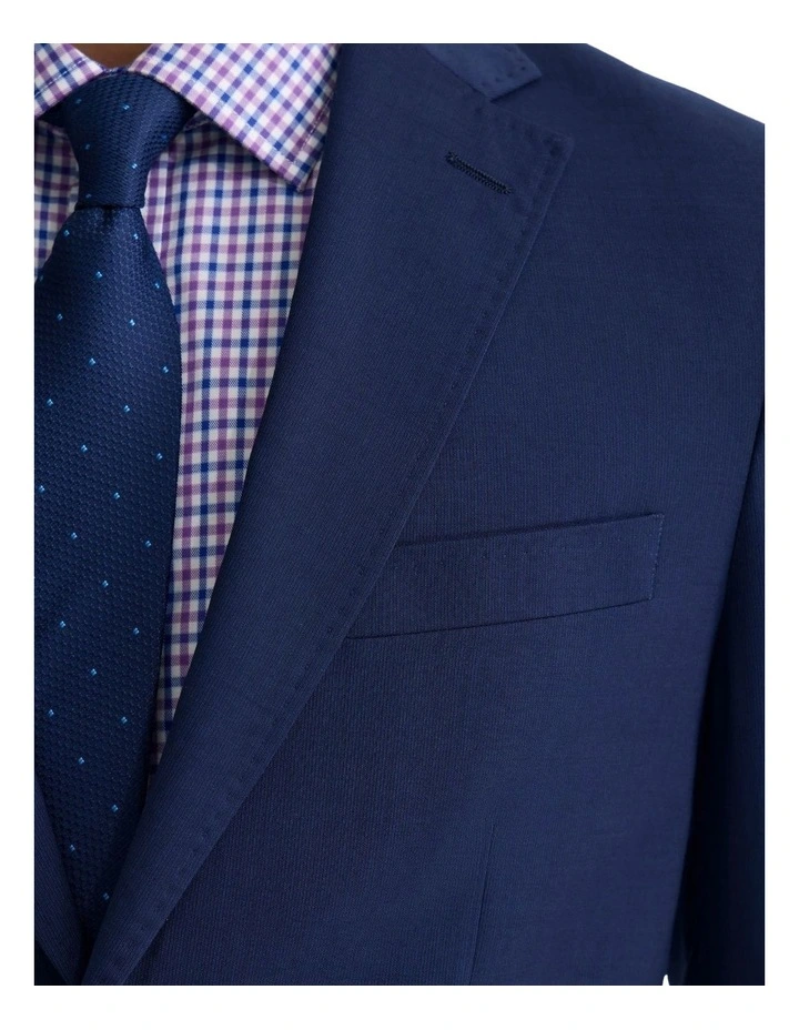 Byron Wool Suit Jacket in Navy image 7