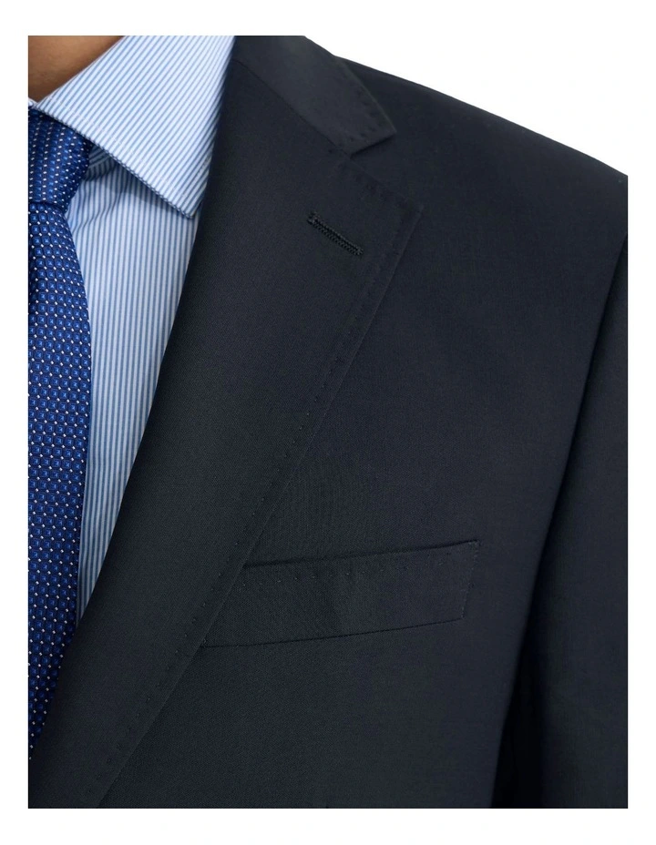 Byron Wool Suit Jacket in Black image 6