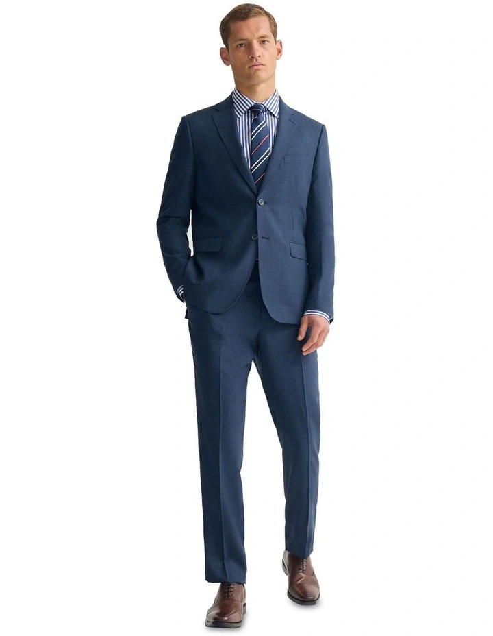 Byron Wool Suit Jacket Luxury in Ink image 1