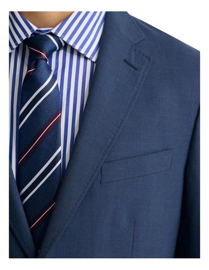 Byron Wool Suit Jacket Luxury in Ink image 6