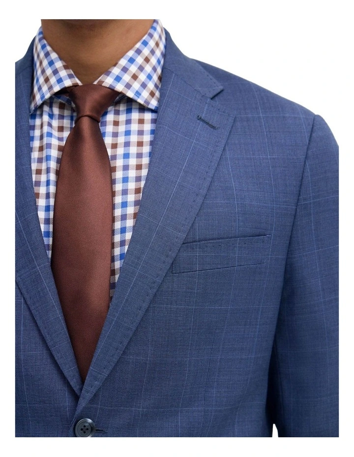 Byron Wool Suit Jacket in Navy image 5