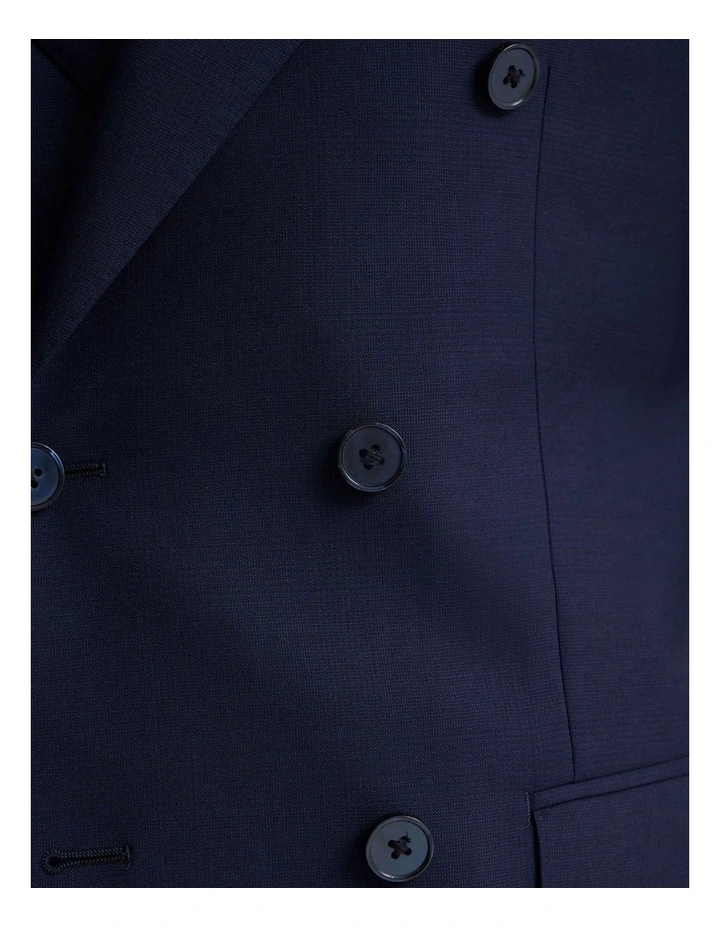 Hardy Double Breasted Suit Jacket in Blue image 6