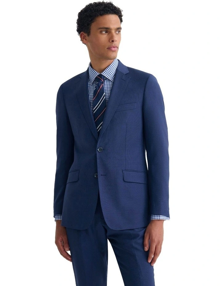 New Hopkins Wool Suit Jacket in Blue image 2
