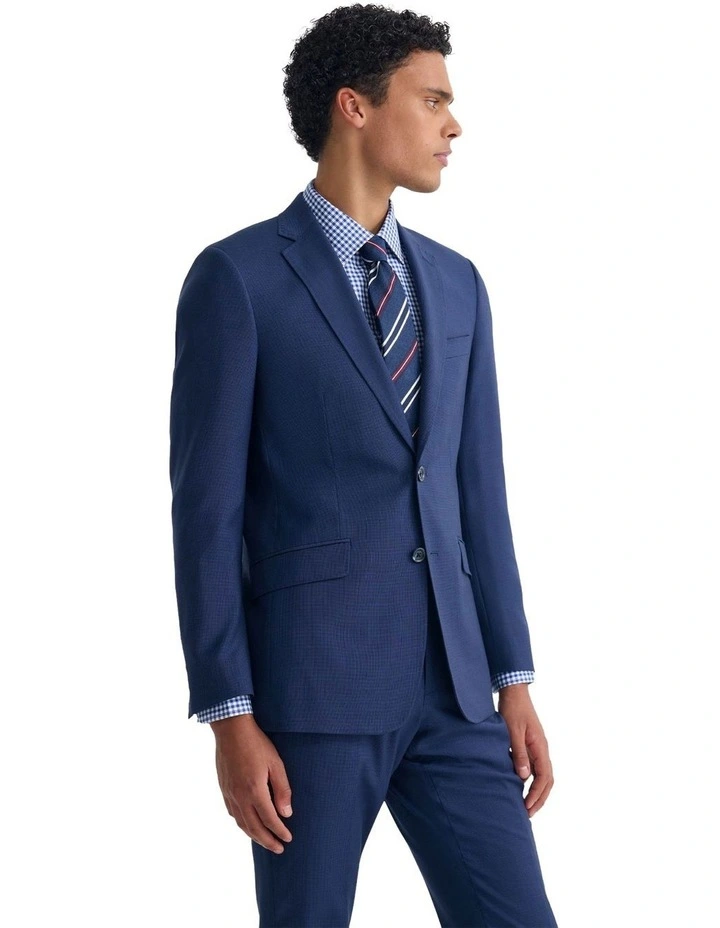 New Hopkins Wool Suit Jacket in Blue image 3
