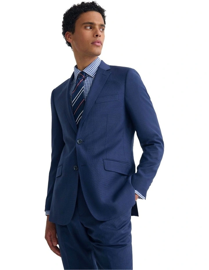 New Hopkins Wool Suit Jacket in Blue image 4