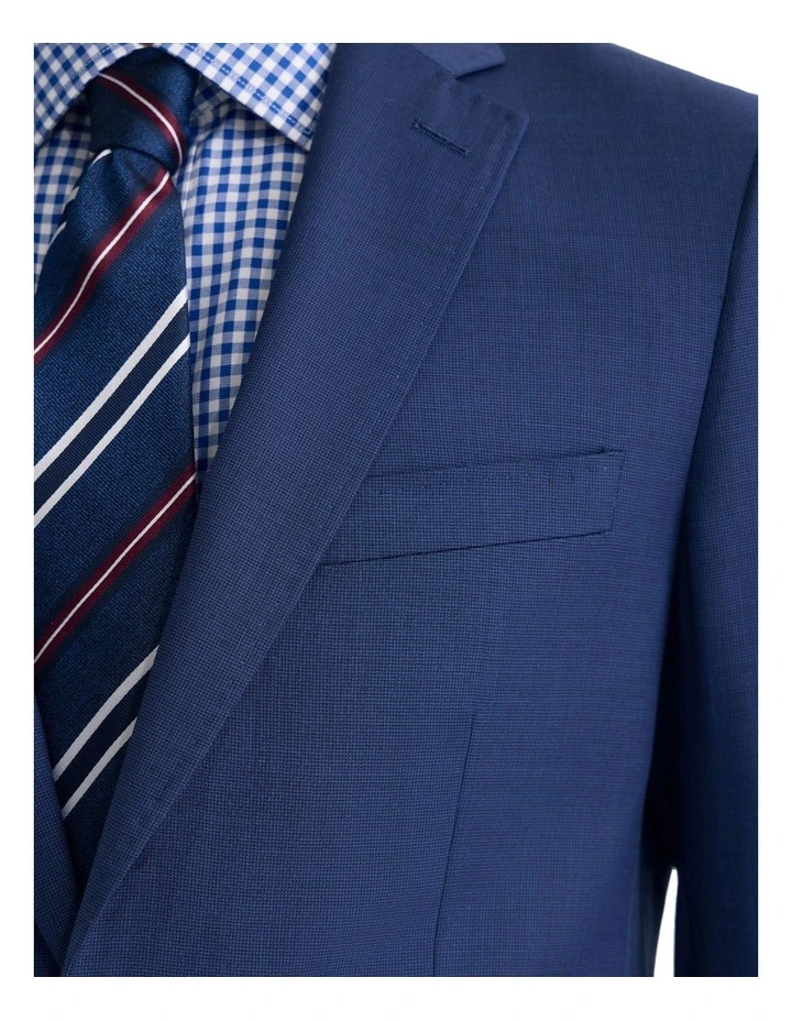 New Hopkins Wool Suit Jacket in Blue image 6