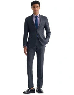 New Hopkins Wool Suit Jacket in Charcoal