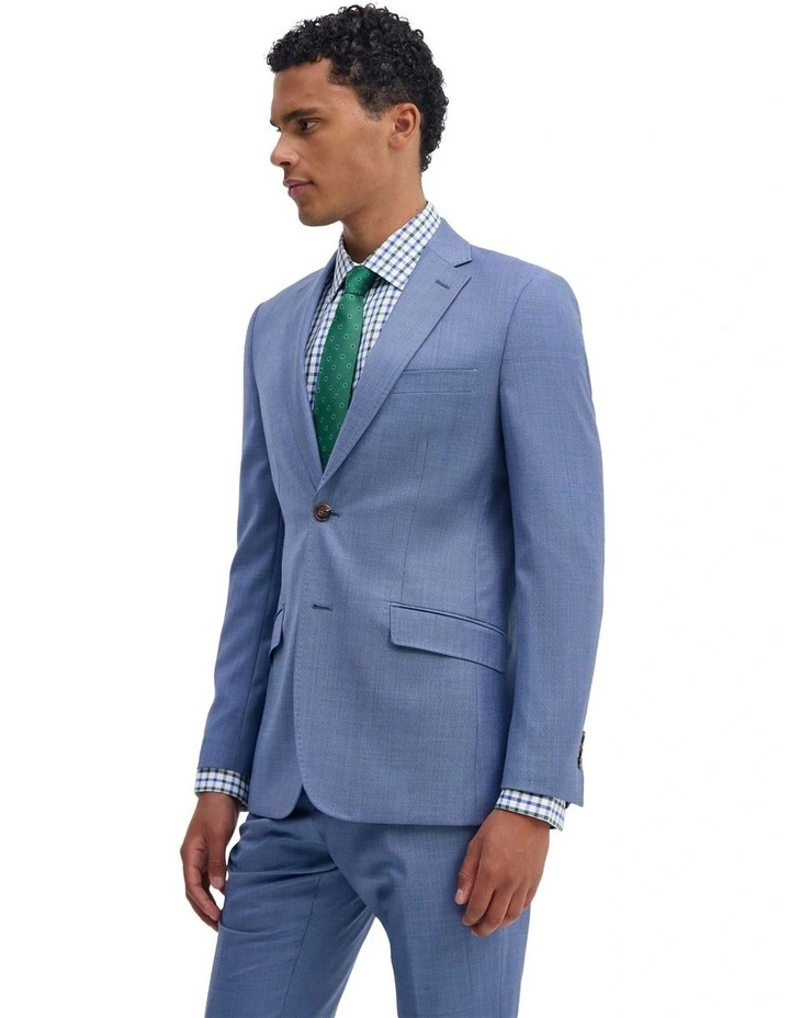 Hopkins Suit Jacket in Mid Blue image 3