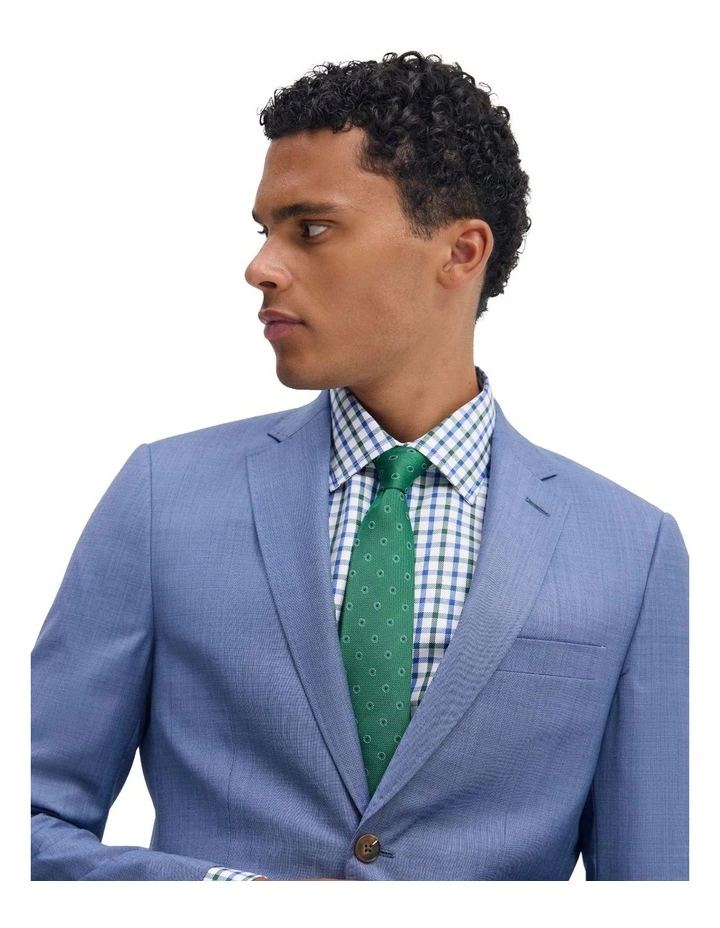 Hopkins Suit Jacket in Mid Blue image 4