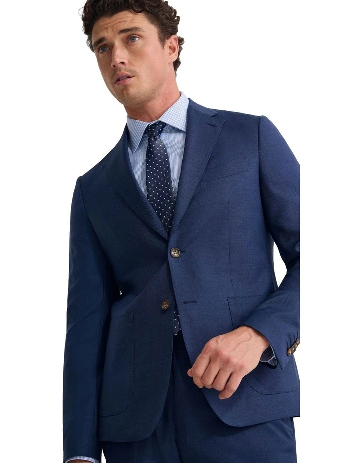 Wordsworth Wool Suit Jacket in Blue image 4