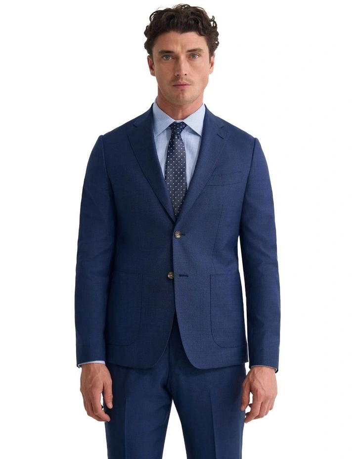 Wordsworth Wool Suit Jacket in Blue image 5
