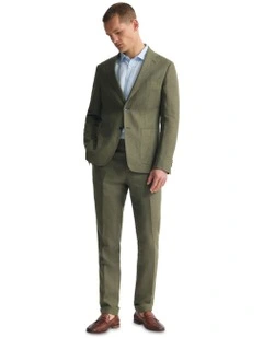 Wordsworth Linen Blazer in Green