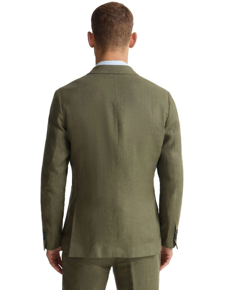 Wordsworth Linen Blazer in Green image 2