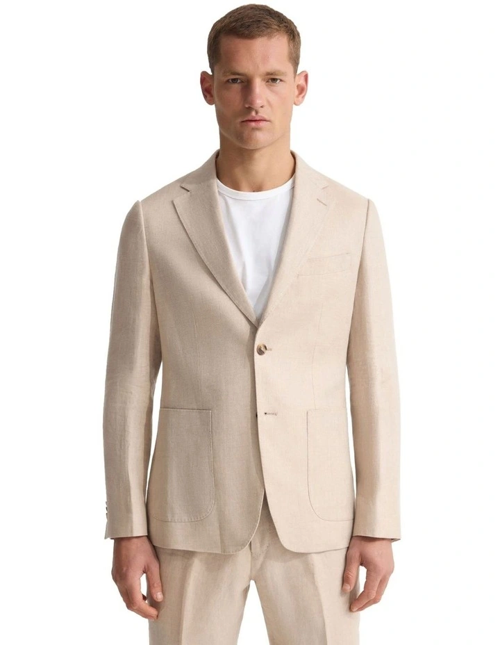Wordsworth Linen Blazer in Natural image 5