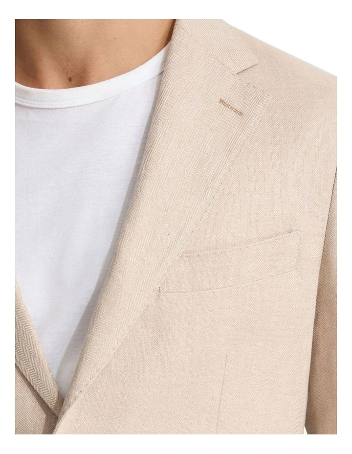 Wordsworth Linen Blazer in Natural image 6