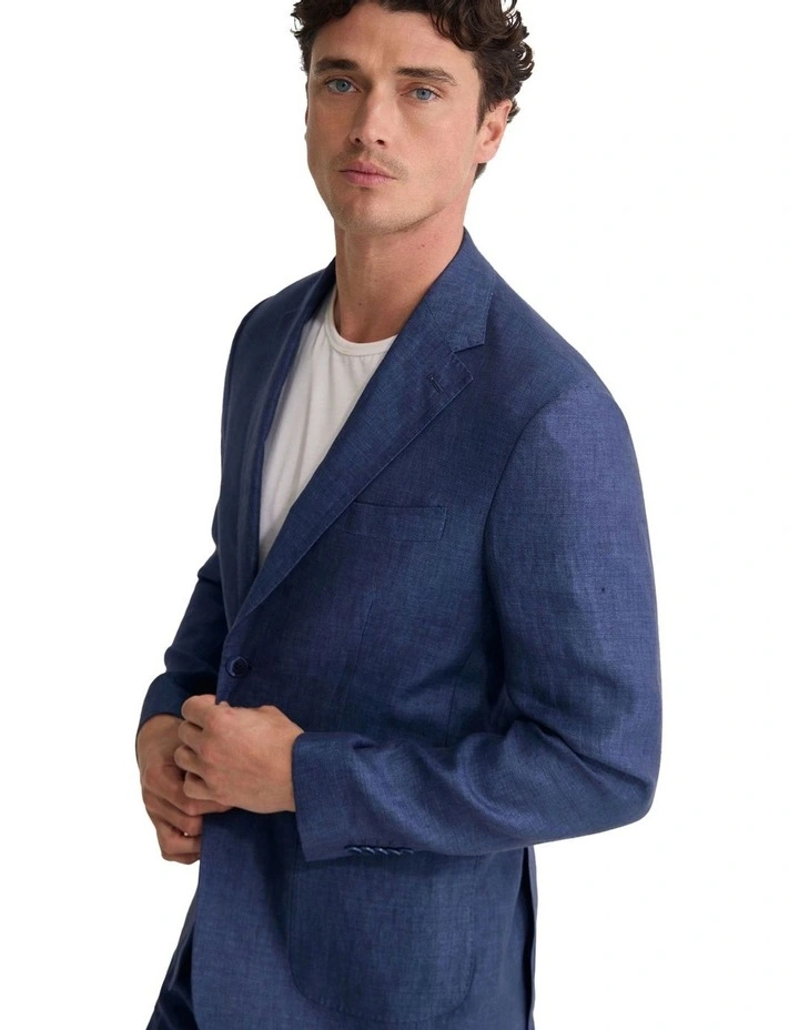 Wordsworth Patch Pocket Blazer in Navy image 4