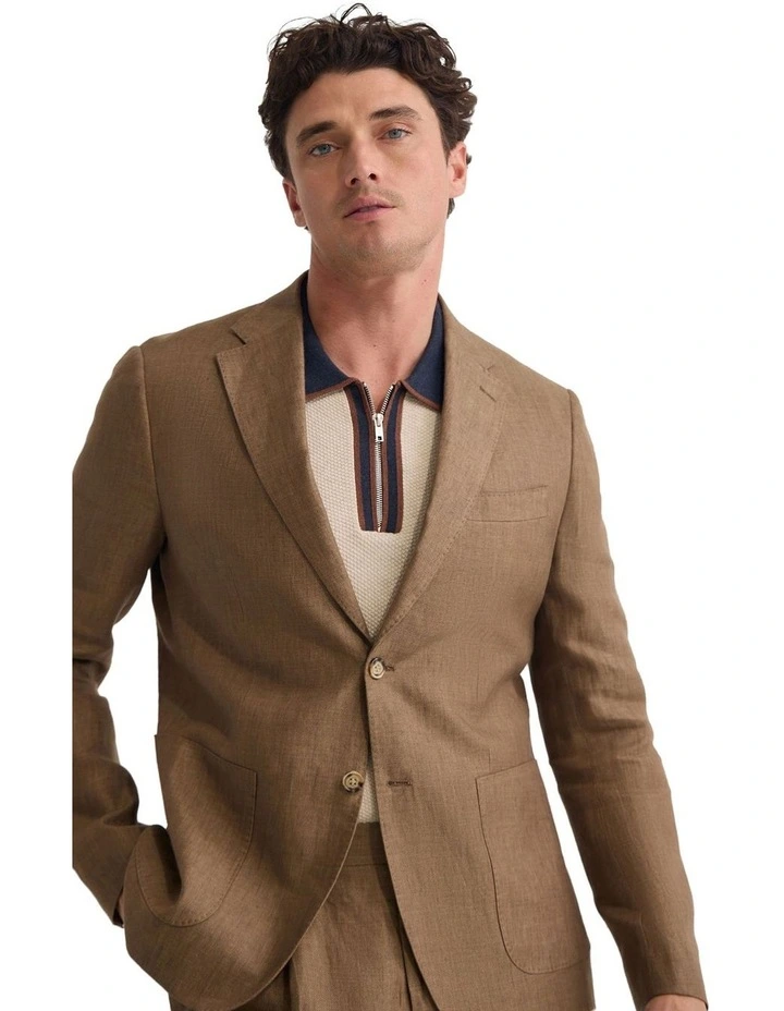 Wordsworth Patch Pocket Blazer in Nutshell image 4