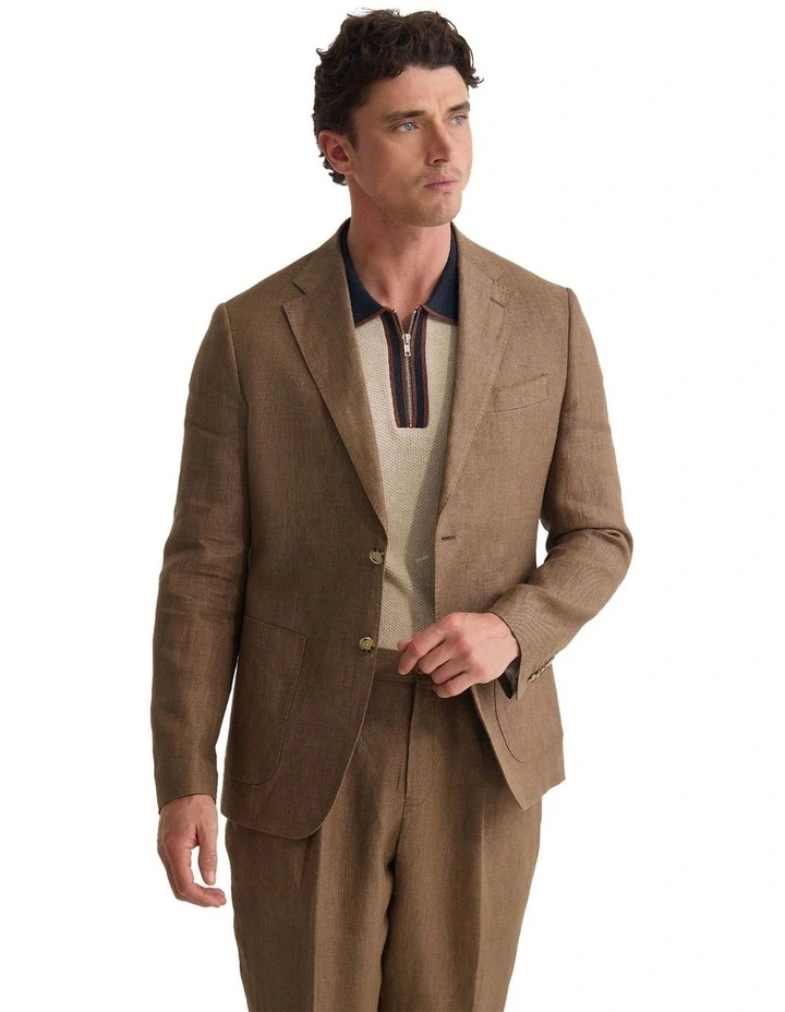 Wordsworth Patch Pocket Blazer in Nutshell image 5