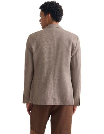 Milton Spurce Blend Blazer in Birch