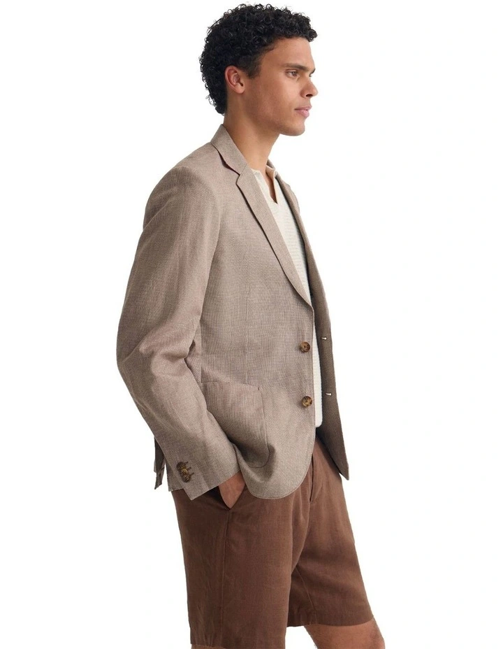Milton Spurce Blend Blazer in Birch image 4