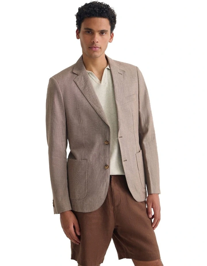 Milton Spurce Blend Blazer in Birch image 5