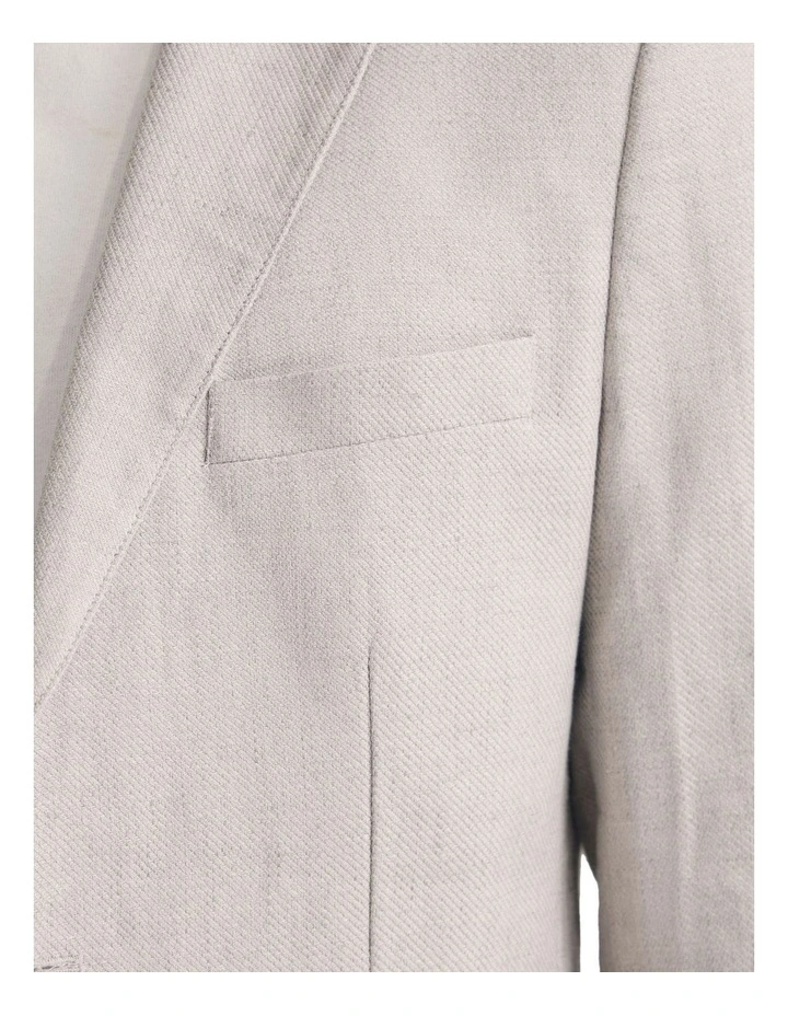 Milton 1/2 Lined Blazer in Stone image 6