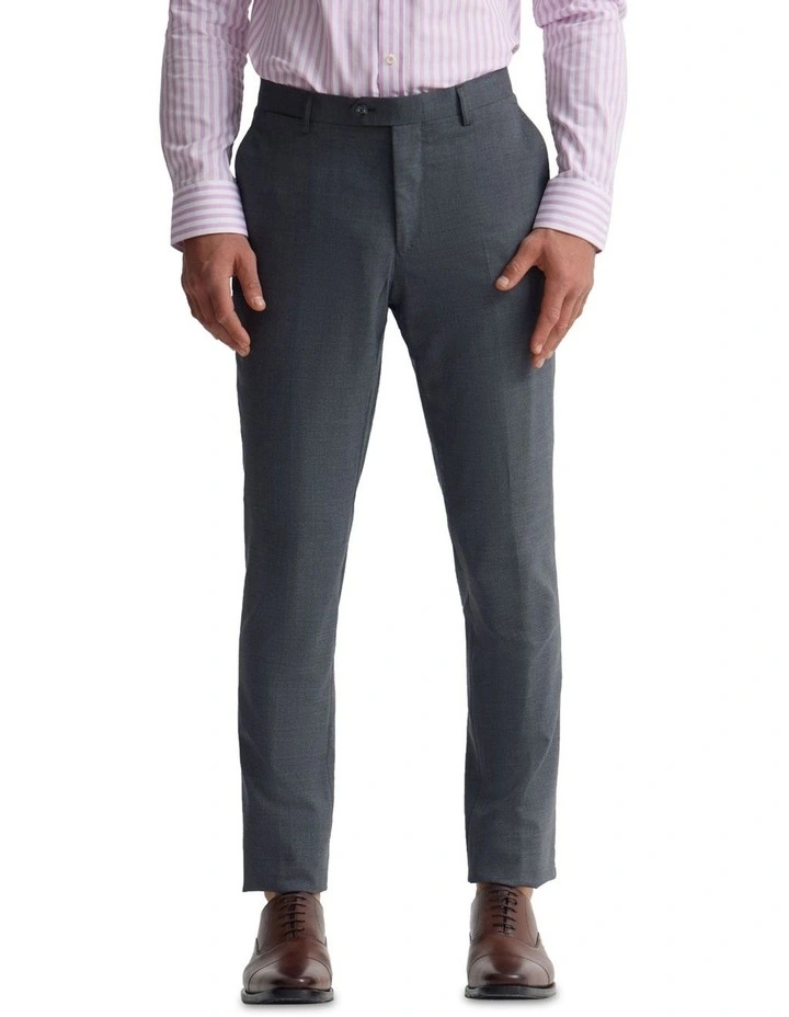 Byron Wool Suit Trousers in Grey image 1