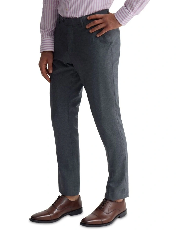 Byron Wool Suit Trousers in Grey image 4