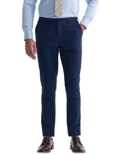 Byron Comfort Line Wool Suit Trousers in Navy