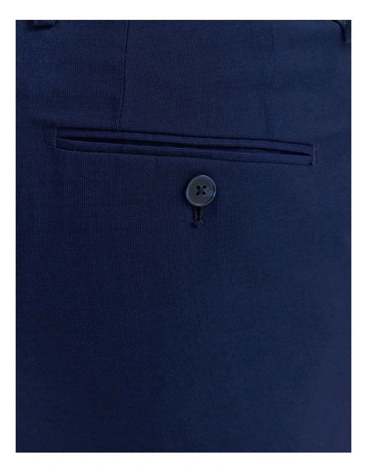 Byron Comfort Line Wool Suit Trousers in Navy image 6