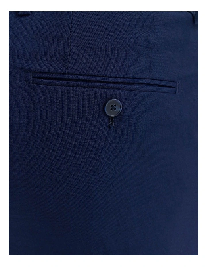 Byron Comfort Line Wool Suit Trousers in Navy image 6
