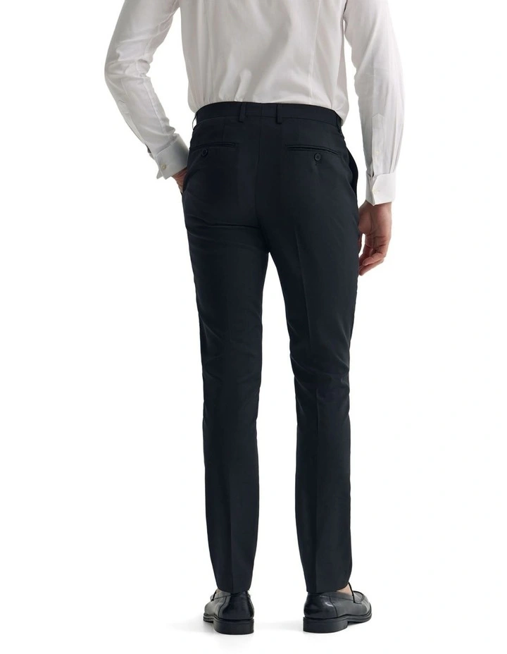 Byron Comfort Line Wool Suit Trousers in Black image 2