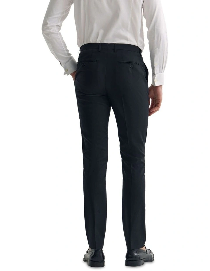 Byron Comfort Line Wool Suit Trousers in Black image 2