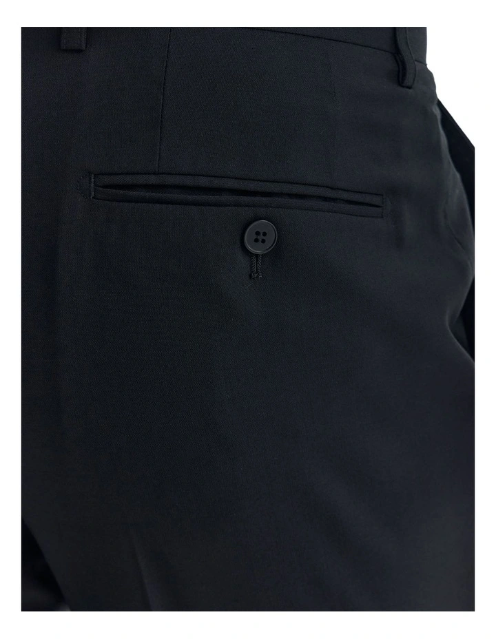 Byron Comfort Line Wool Suit Trousers in Black image 6
