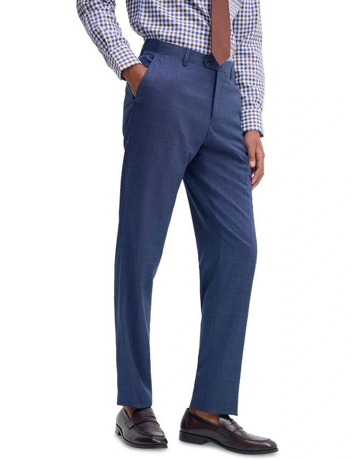 Byron Wool Suit Trousers in Navy image 3