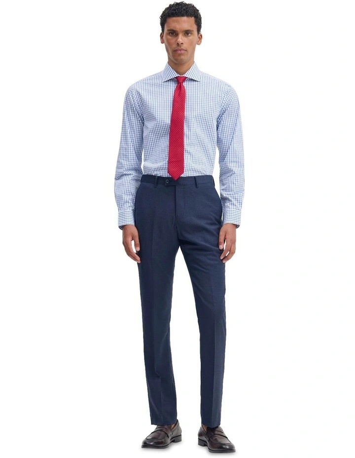 New Hopkins Wool Suit Trousers in Gunmetal image 4