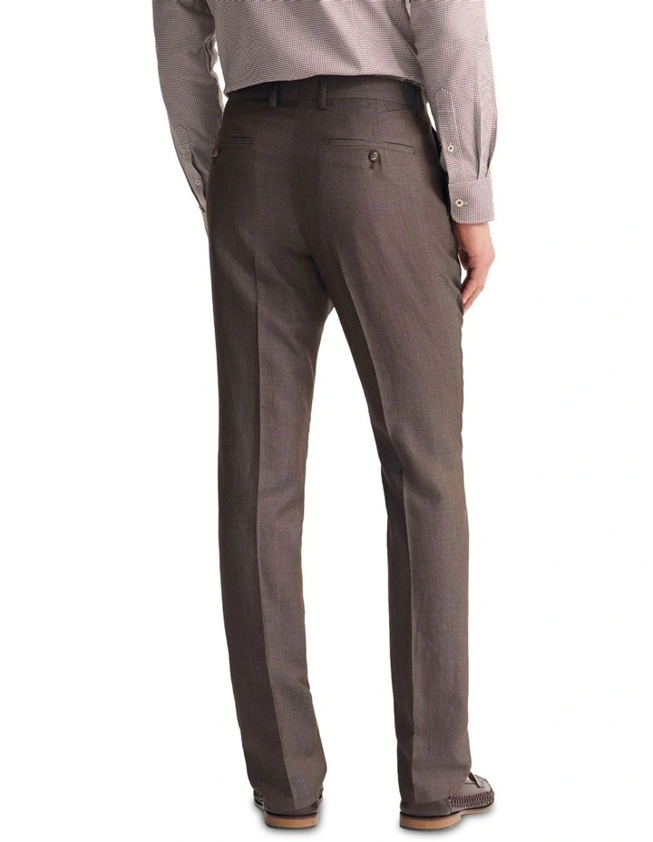 New Hopkins Wool Suit Trousers in Brown image 2