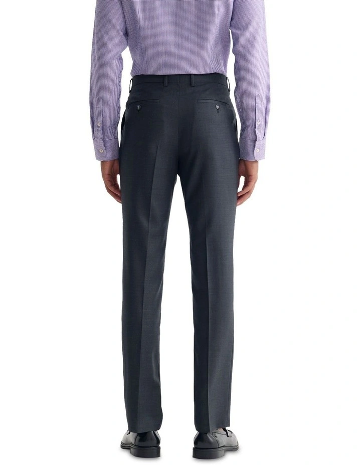 New Hopkins Wool Suit Trousers in Charcoal image 2