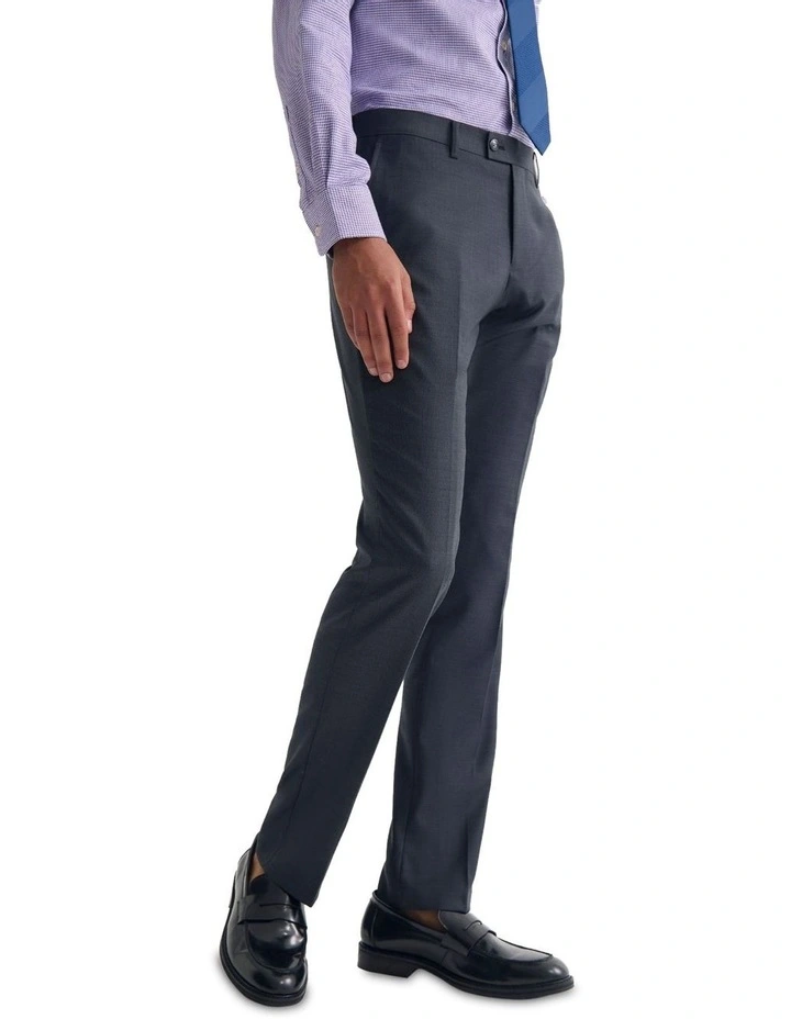 New Hopkins Wool Suit Trousers in Charcoal image 4