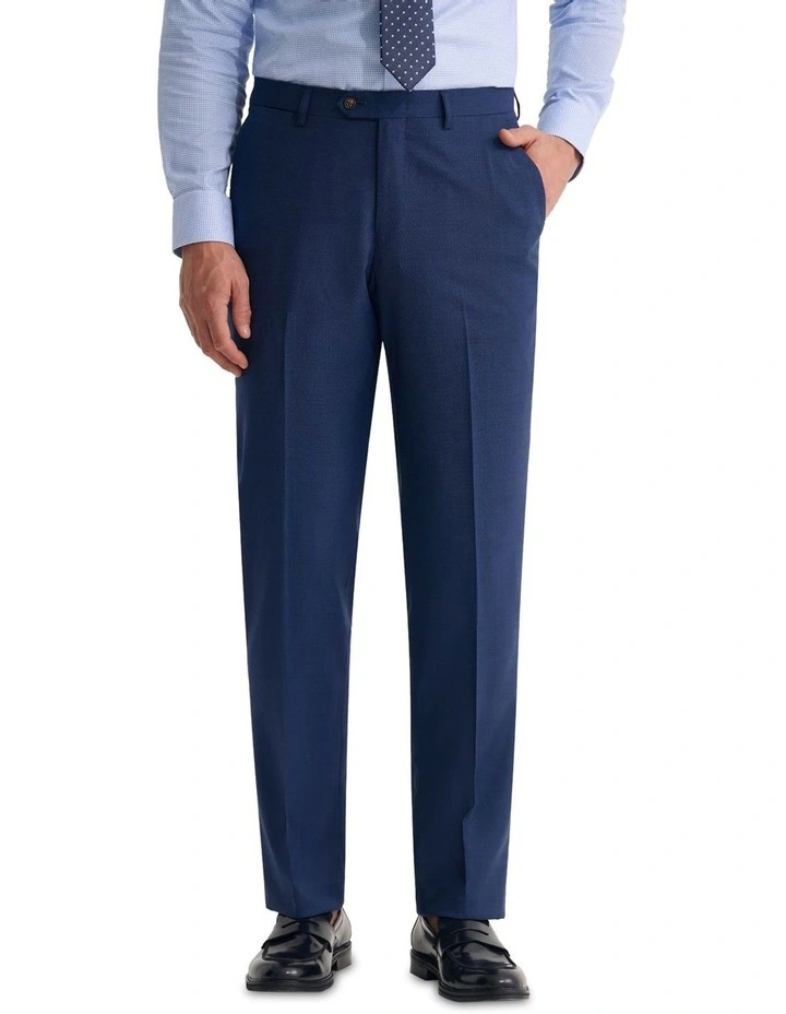 Wordsworth Wool Suit Trousers in Blue image 1