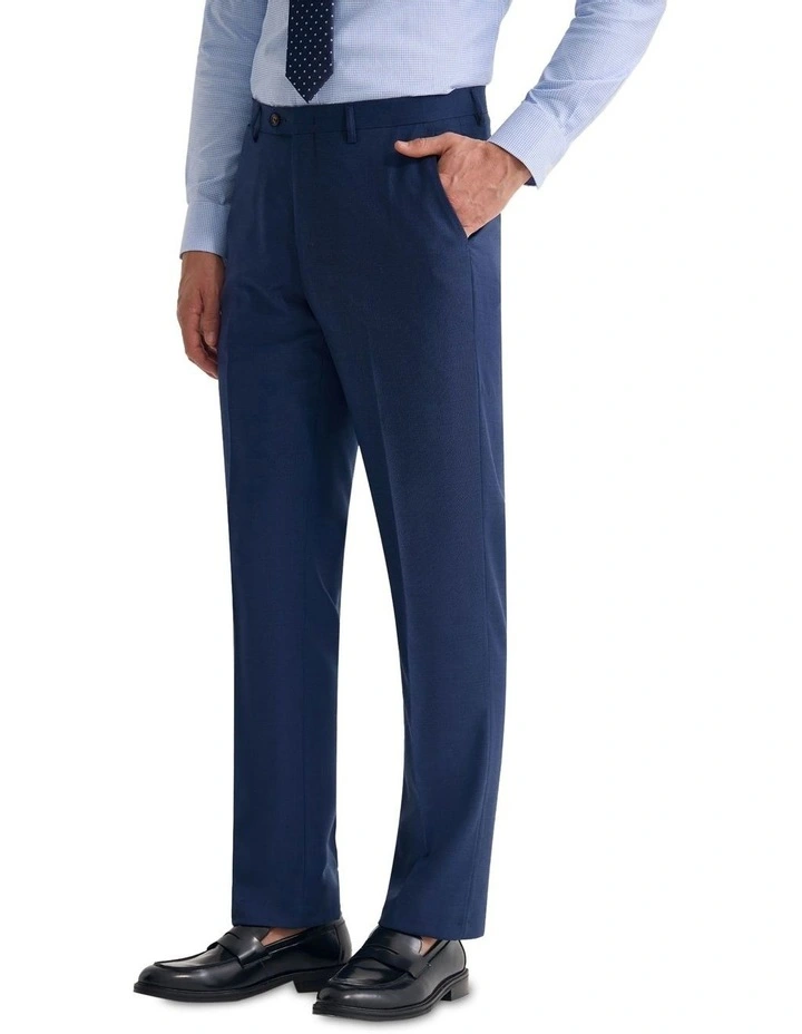 Wordsworth Wool Suit Trousers in Blue image 3