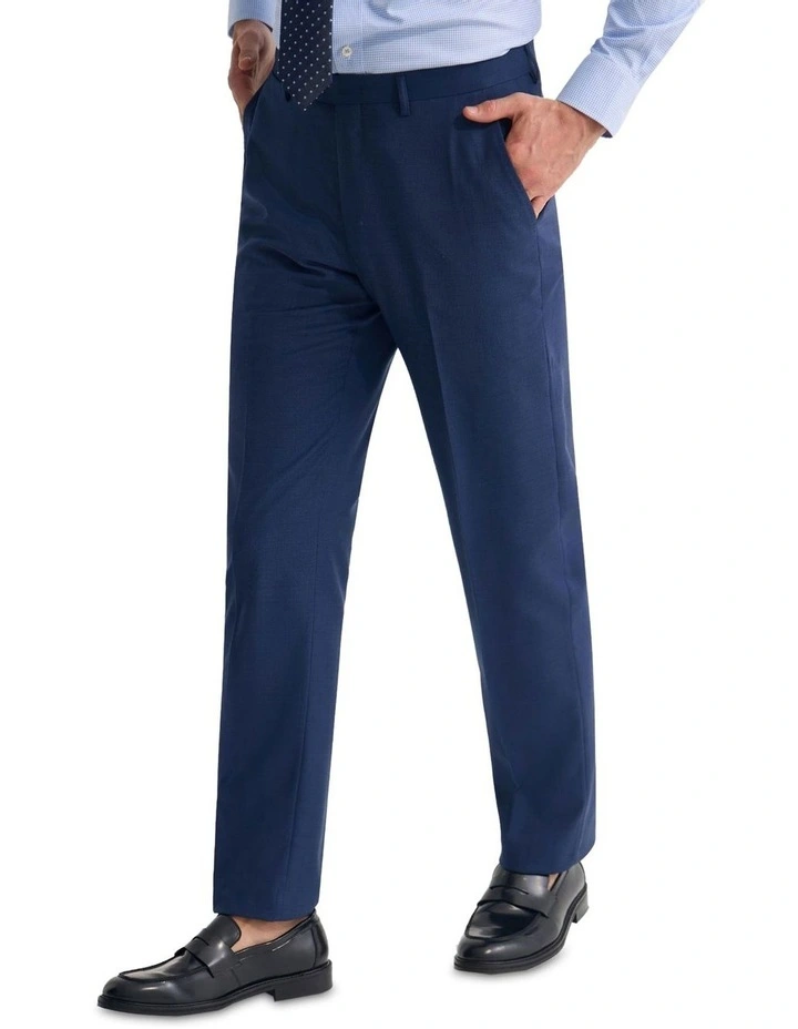 Wordsworth Wool Suit Trousers in Blue image 4